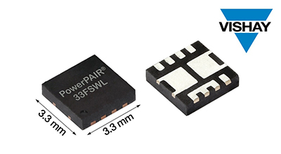 Vishay Rssd Vishay的新款80 V对称双通道 MOSFET的RDS(ON) 达到业内先进水平,可显著提高功率密度、能效和热性能 | 电子创新网
