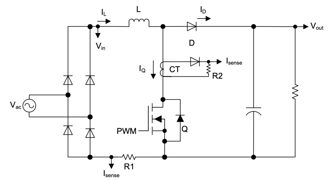 图 1：PFC 的常用电流检测方法.png
